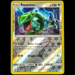 Rayquaza 106/145 Reverse Holo Rare Sun and Moon Guardian Rising Pokemon Card
