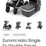 Zummi halo travel system single to double Image 10