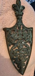 Vintage cast iron trivet