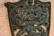 Vintage cast iron trivet