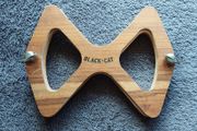 Vintage racquet protector with patented wing spring bolts