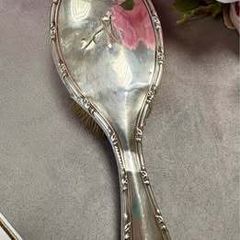 WWI-Era 1914 Henry Matthews Solid Sterling Silver Vanity Hairbrush