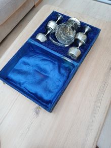 EPNS Wine goblet and cooler in presentation case