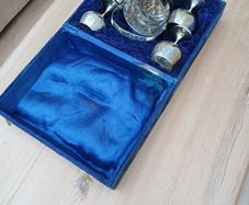 EPNS Wine goblet and cooler in presentation case