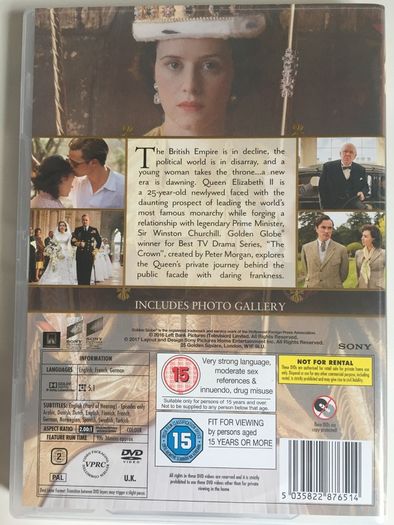 The Crown - Season 1+2 [DVD TV Boxsets]