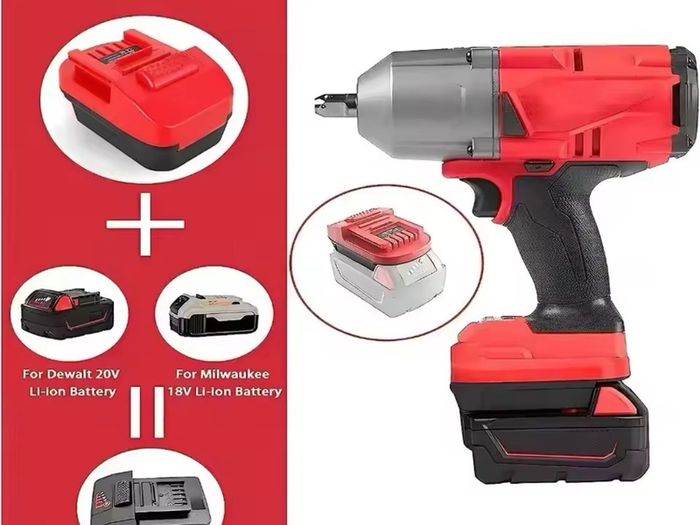 Adapter For DeWalt For Milwaukee DM18SNAP Battery To Snap On Tool Adapter