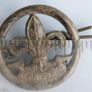 1920's Boy Scouts Assistant Scoutmaster Silver plume hat badge Image 4