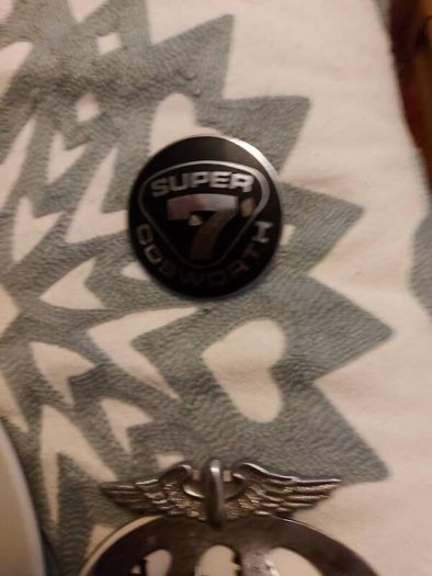 Vintage car badges