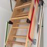 Used Fakro Loft Ladder/Attic Stairs 55x120 LTK Energy Saver 280cm Floor To Ceiling, 66mm Insulated Hatch Image 6