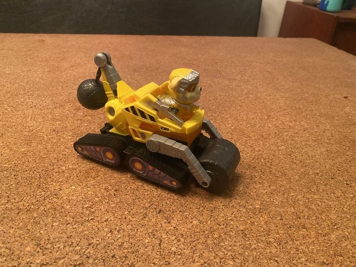 The Mighty Movie, Construction Toy Truck with Rubble Mighty Pups Action Figure, Lights and Sounds