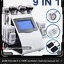 9 in 1 40K cavitation machine vacuum weight loss and slimming device anti fat mass  ultrasonic beautiful equipment Image 2