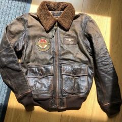 Ralph Lauren Iconic G-1 Bomb Leather Jacket