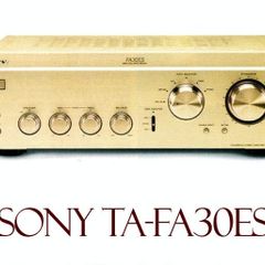 Audiophile Quality Sonys Flagship Range Elevated Series Sony Fa-30es 100w  Dual Mono  Circuitry Champagne Edition Pristine Condition With Original Remote