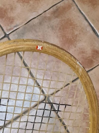 Vintage Kawasaki M4 Victor Amaya Tennis Racket  Wooden Racquet Made In Japan