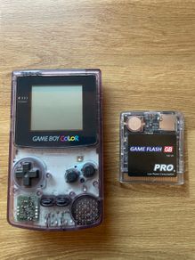 Nintendo Gameboy Color CGB-001 with FlashCard 4gb micro Sd all games