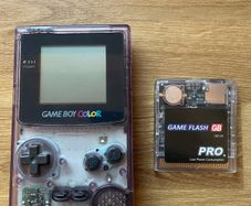 Nintendo Gameboy Color CGB-001 with FlashCard 4gb micro Sd all games