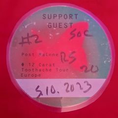 Post Malone 12 carat toothache tour support Guest pass