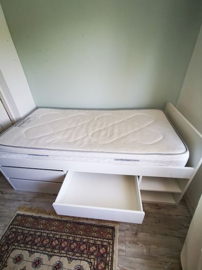 IKEA SLAKT Single Bed with Storage, Excellent Condition