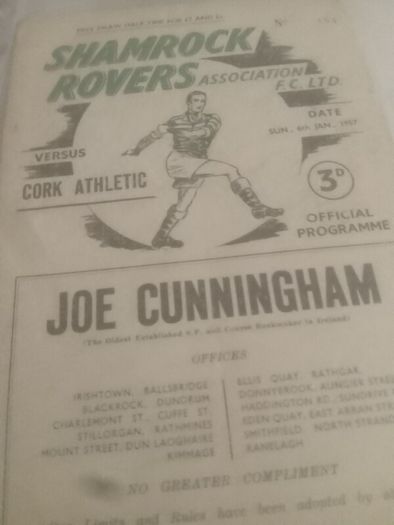 league of Ireland Programmes