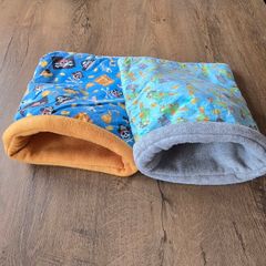 2 Guinea Pig cozy sacks - pirates and parrots
