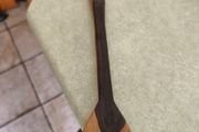 Vintage hand carved wooden African Tribal spoon folk art wood