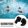 Durable Earplugs Classic Delicate Texture 1 Pair Waterproof Soft Earplugs Silicone Portable Ear Plugs Swimming Accessories Image 2
