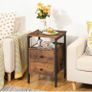 Set of 2 nightstands Brown Image 4