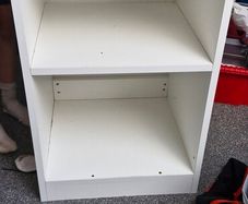heavy wood locker