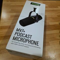BRAND NEW Shure MV7+ Podcast Microphone (Sealed in Box)
