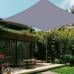 Sun Shade Sail 2m x 3m Rectangular Waterproof Garden Sun Sail Outdoor Patio Party Sunscreen Awning Canopy 98% UV Block With Rope