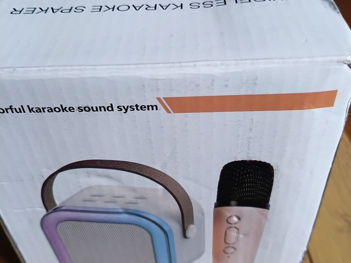 Child's Karaoke Machine &LED Light
