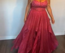 pink debs dress