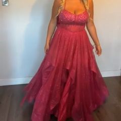 pink debs dress