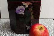 Vintage Octagonal Japanese Yamanaka Lacquered. Ice Bucket, mid century.