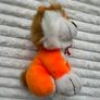 PMS Orange Cat Plush Soft Used Vintage Please look at the pictures Image 6