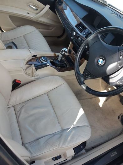 BMW 5 series e60 deep sea blue a76