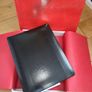Photo Album - Mario Acerboni - Faux Black leather in beautiful red presentation box. 12 pages takes 24 images 8" x 12" Image 2