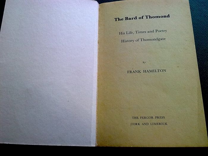 The Bard of Thomond His life and times History of Thomondgate Ireland Limerick
