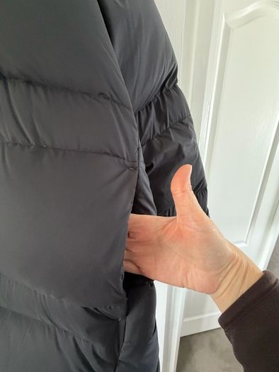 Adidas feather and down puffer size L