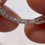 Natural Diamond Loop Earrings Image 5