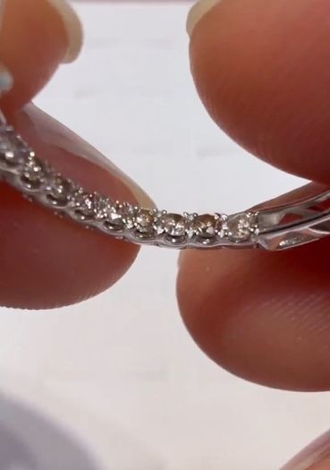 Natural Diamond Loop Earrings