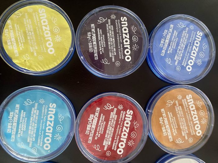 New Selection Of Snazaroo Face Paints