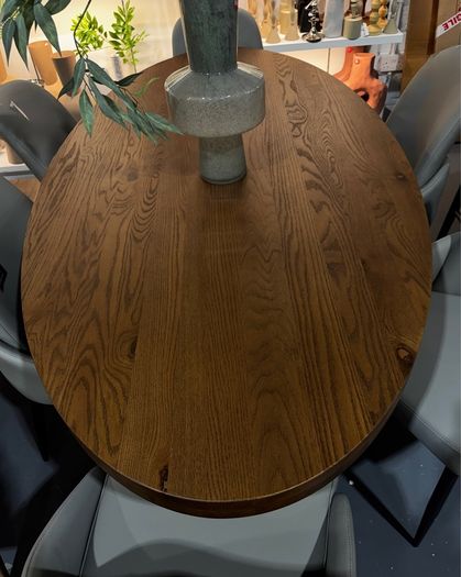 Oval All Oak Dining Table 200cm Brand New