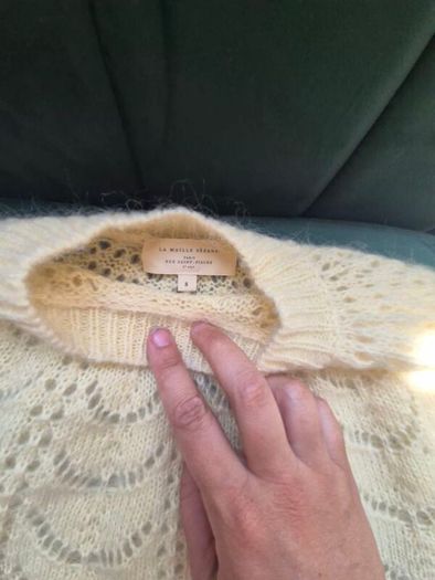 Sezane mohair & merino wool jumper