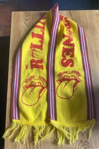Rare Vintage 1982 Rolling Stones Slane Castle tour scarf