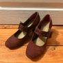 Clarks Burgundy Mary Jane Heels (UK4) Image 7