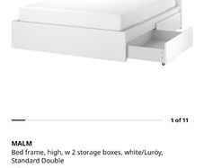 Ikea Malm bed & Mattress - Double