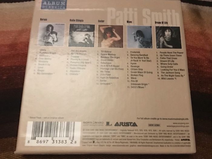 PATTI SMITH  |  Original Album Classics