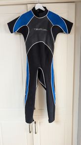 Tempi-Tec Kids Wetsuit, Black & Blue (Size XL)