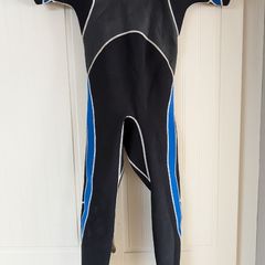 Tempi-Tec Kids Wetsuit, Black & Blue (Size XL)